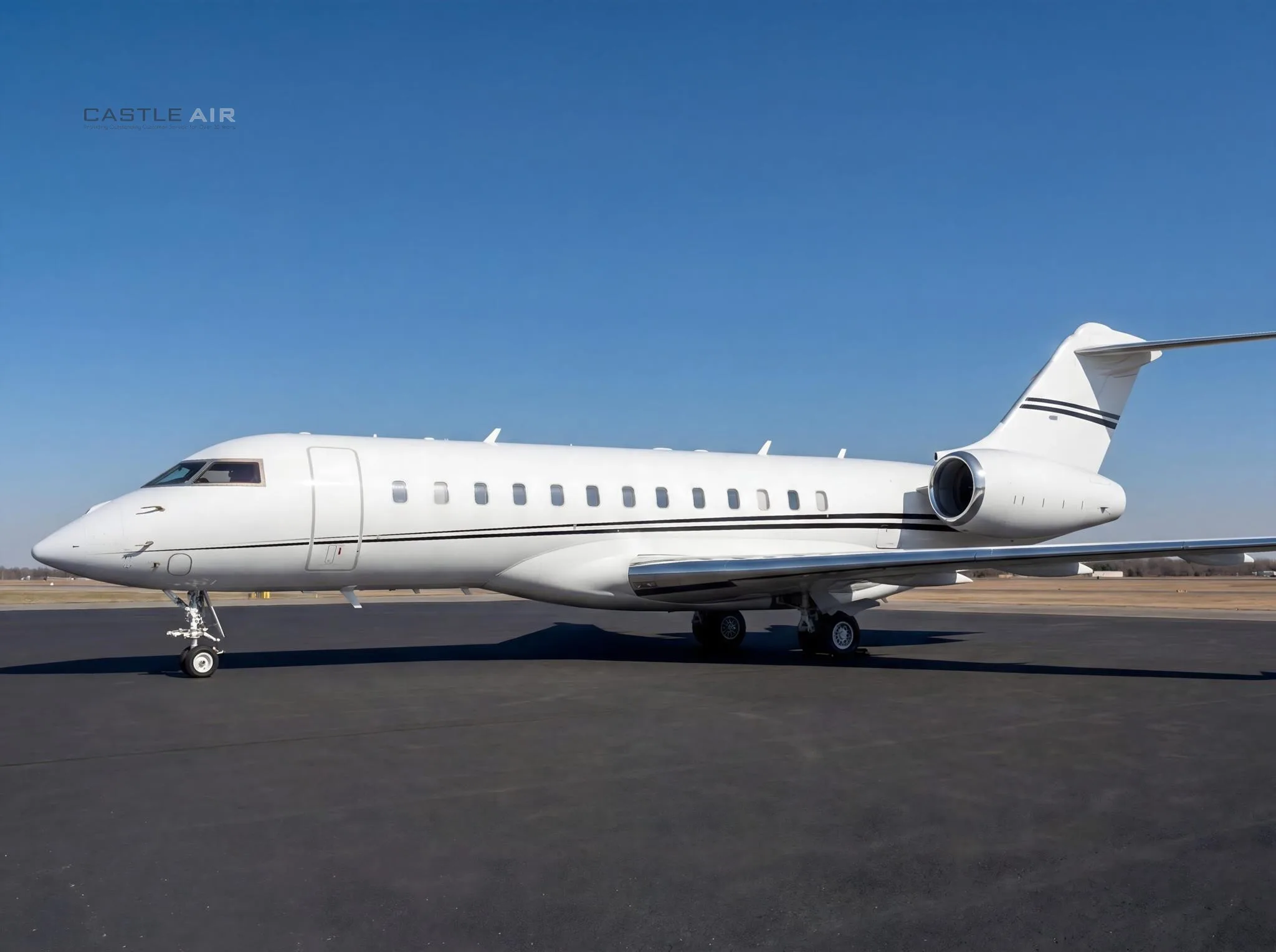 Exterior view of a 2013 BOMBARDIER GLOBAL 6000.