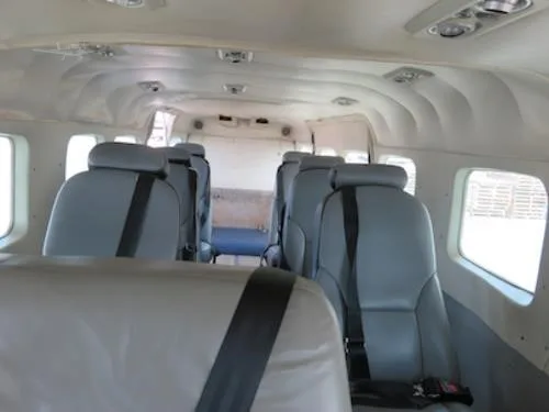 Cabin interior of a 2007 CESSNA CARAVAN 208B GRAND.