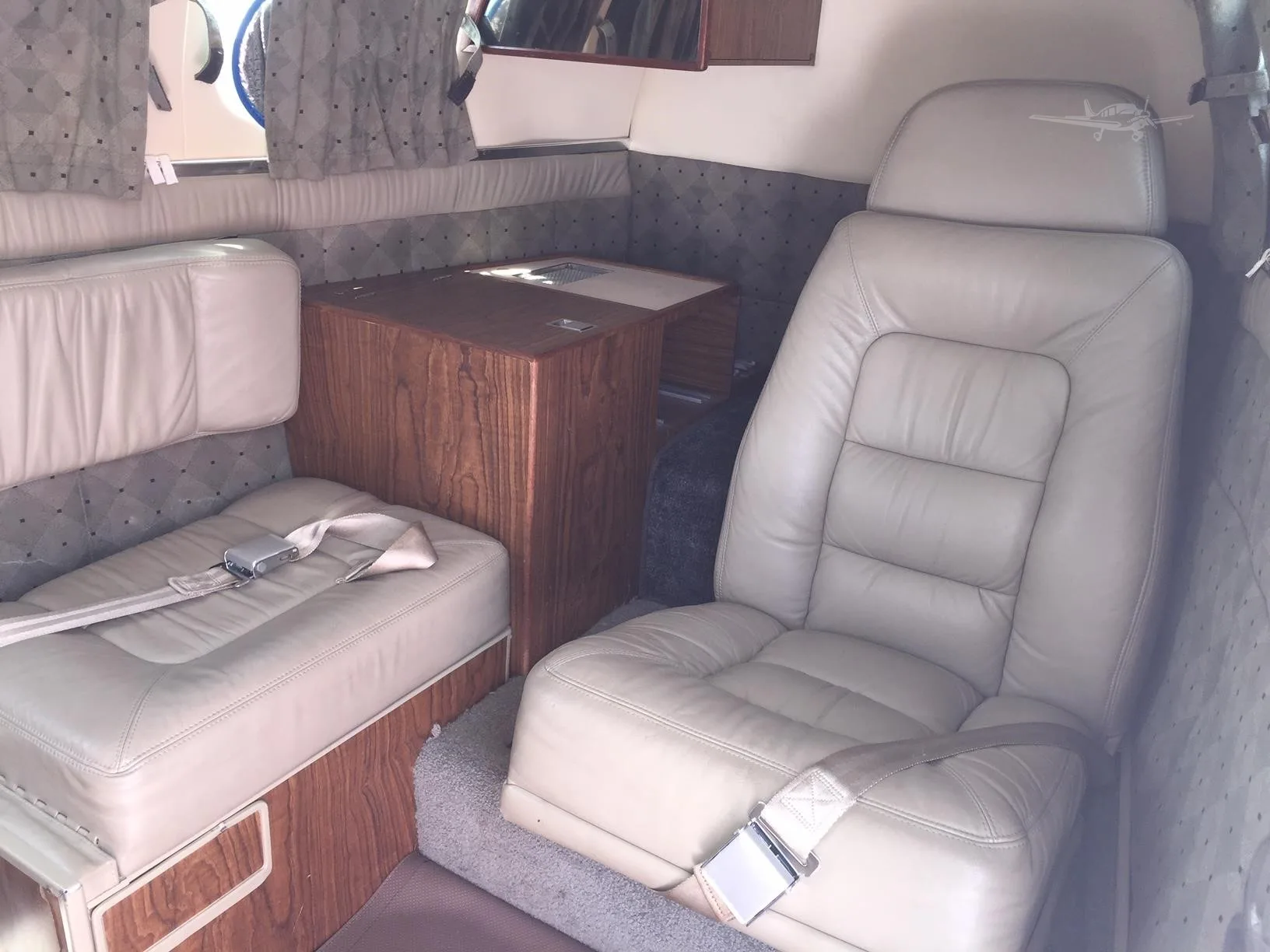 Cabin interior of a 1981 CESSNA 421C.