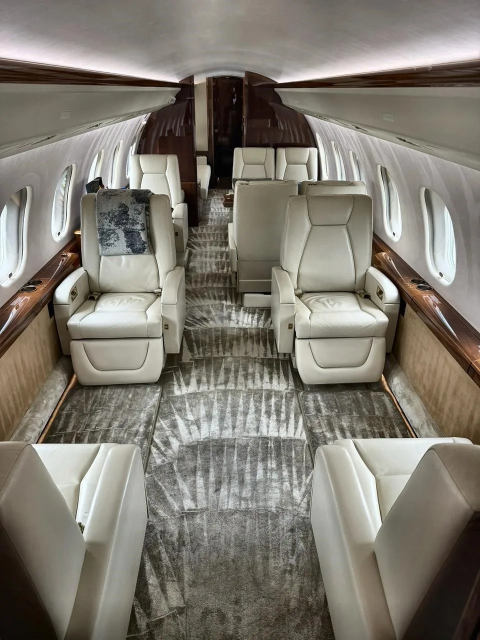 Cabin interior of a 2011 BOMBARDIER GLOBAL EXPRESS XRS.