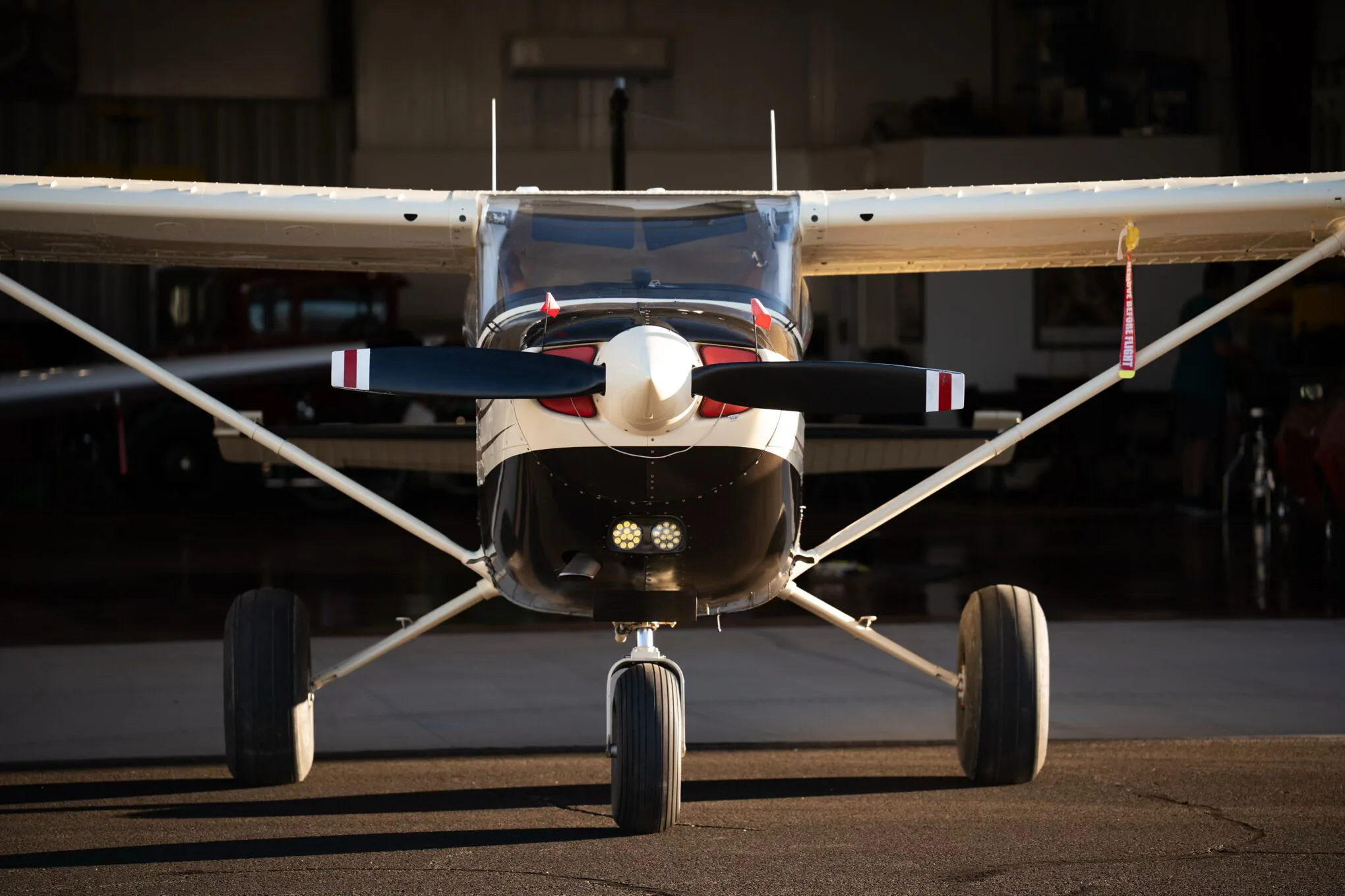 Exterior view of a 1977 Cirrus R172.