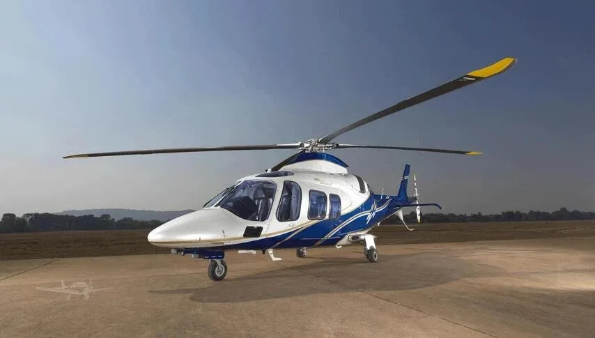 Marketing image of a 2009 AGUSTA A109SP.