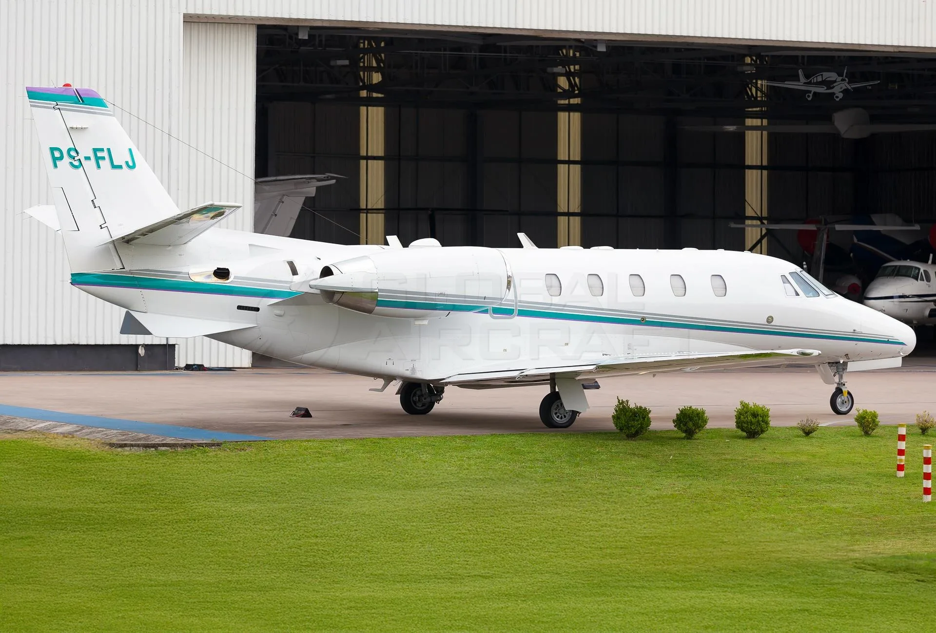 Exterior view of a 2002 CESSNA CITATION EXCEL, PS-FLJ.