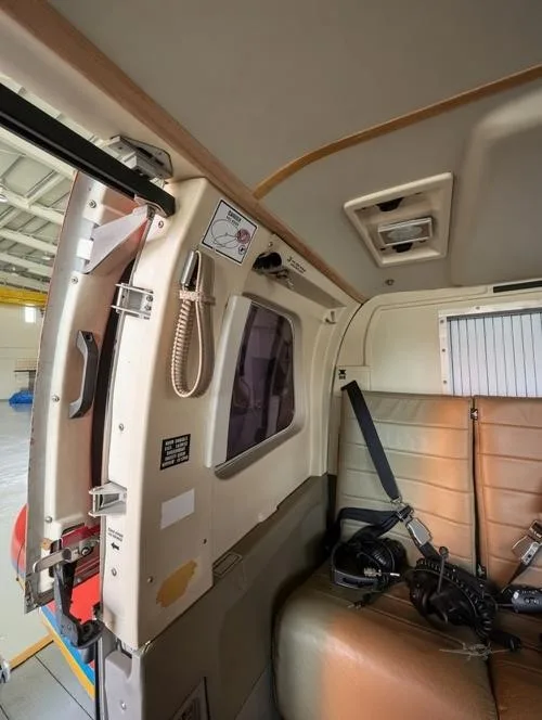 Cabin interior of a 2005 BELL 430.
