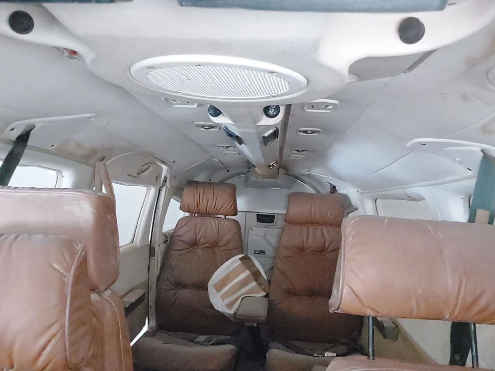 Cabin interior of a 1977 Piper PA-34-200T Seneca II.