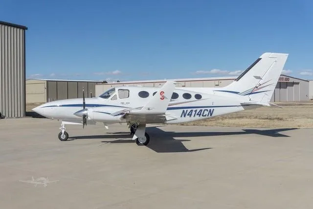 Exterior view of a 1978 CESSNA 414A, N414CN.