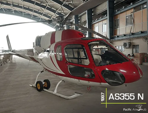 Marketing image of a 1997 Airbus AS355 N.