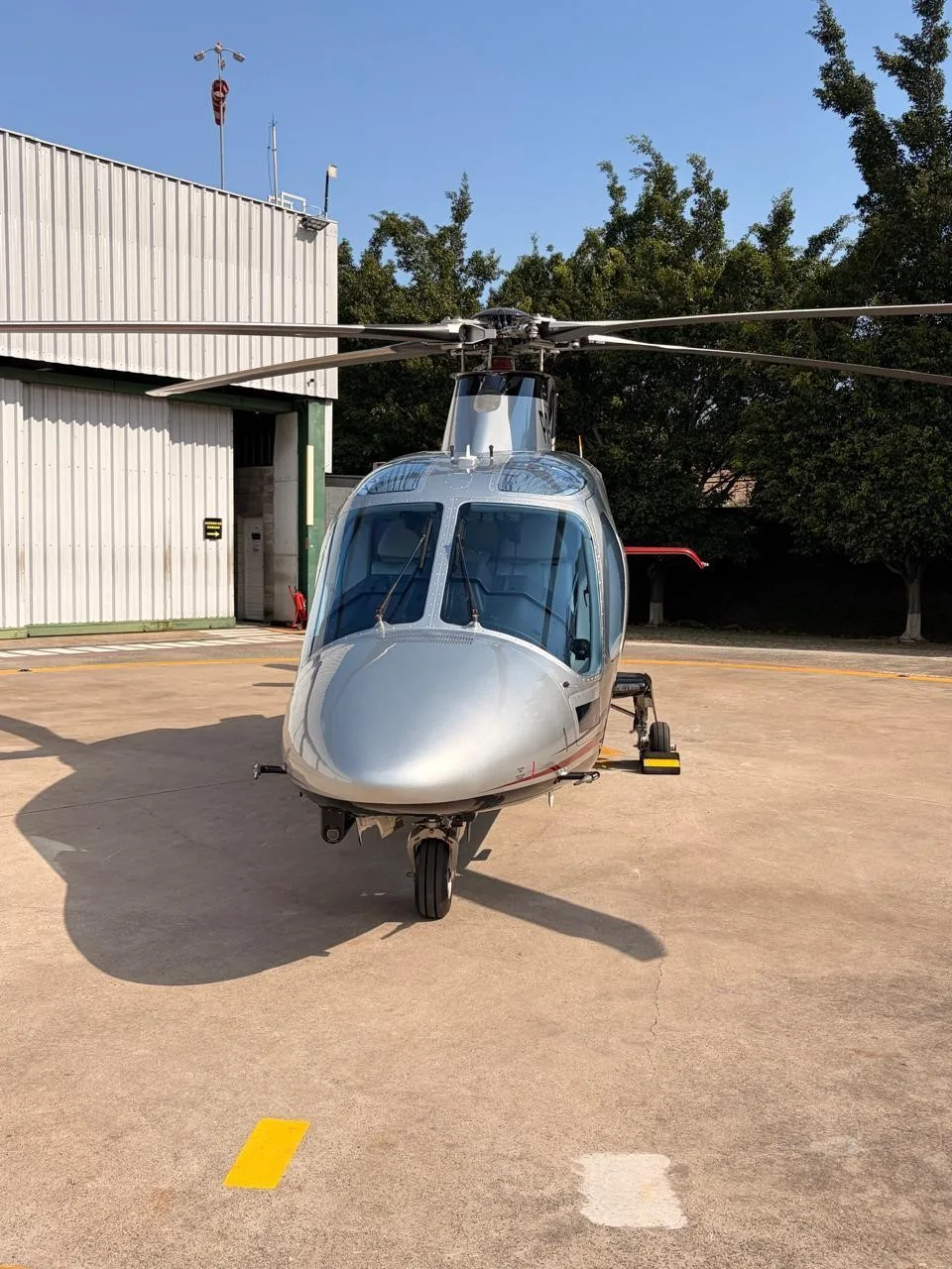 Exterior view of a 2021 LEONARDO AW109SP GRANDNEW.