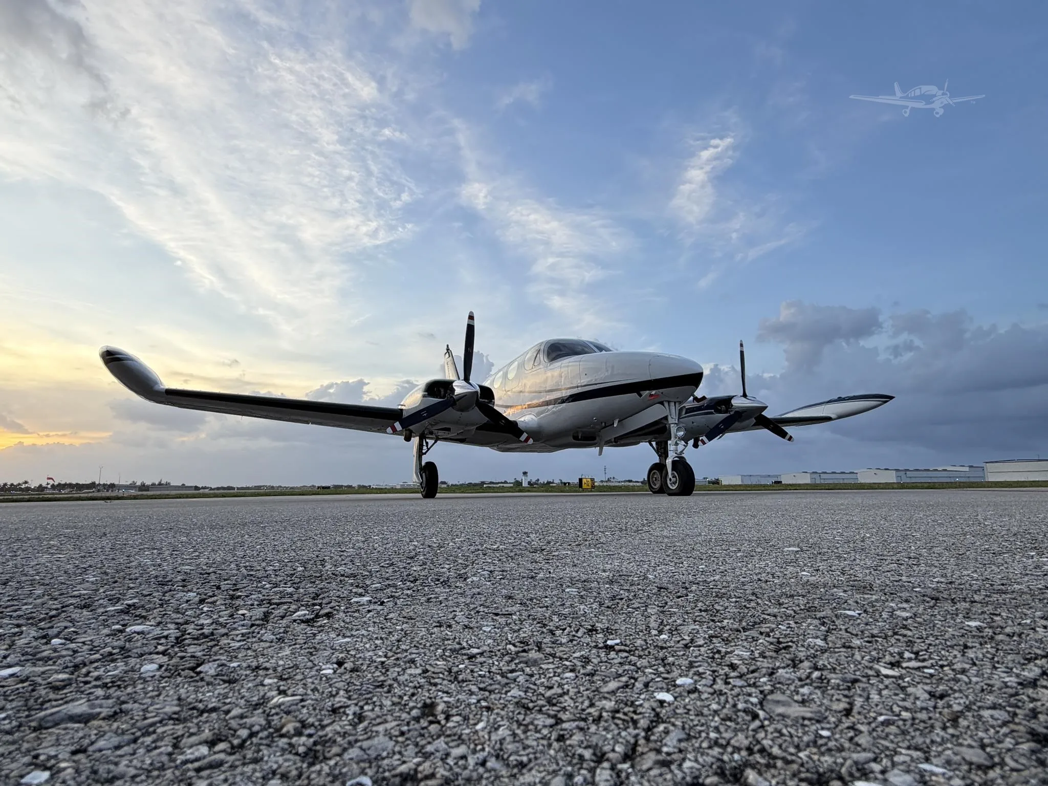Exterior view of a 1977 CESSNA 340A, N4130G.
