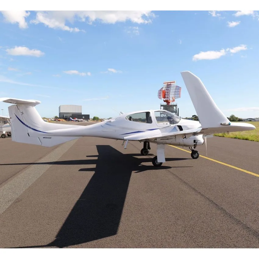 Exterior view of a 2011 Diamond DA42 NG.