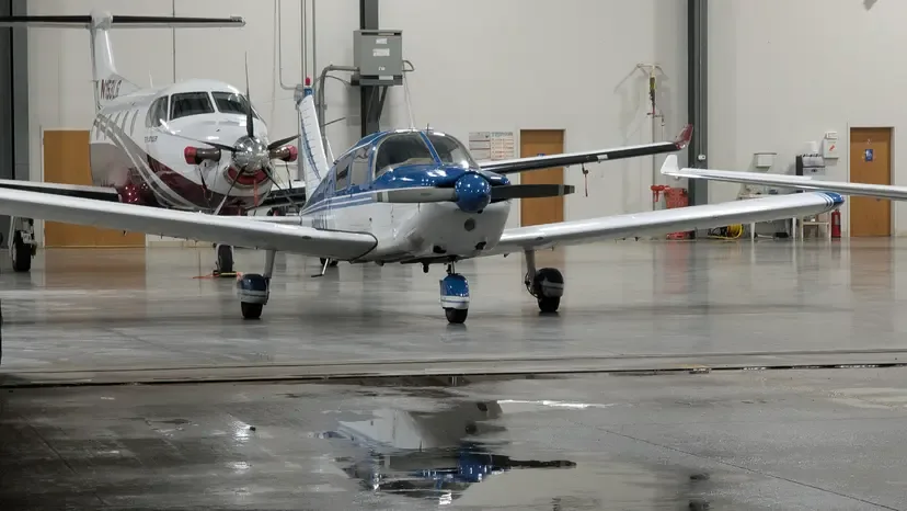 Exterior view of a 1968 Piper PA-32-300 Cherokee Six.