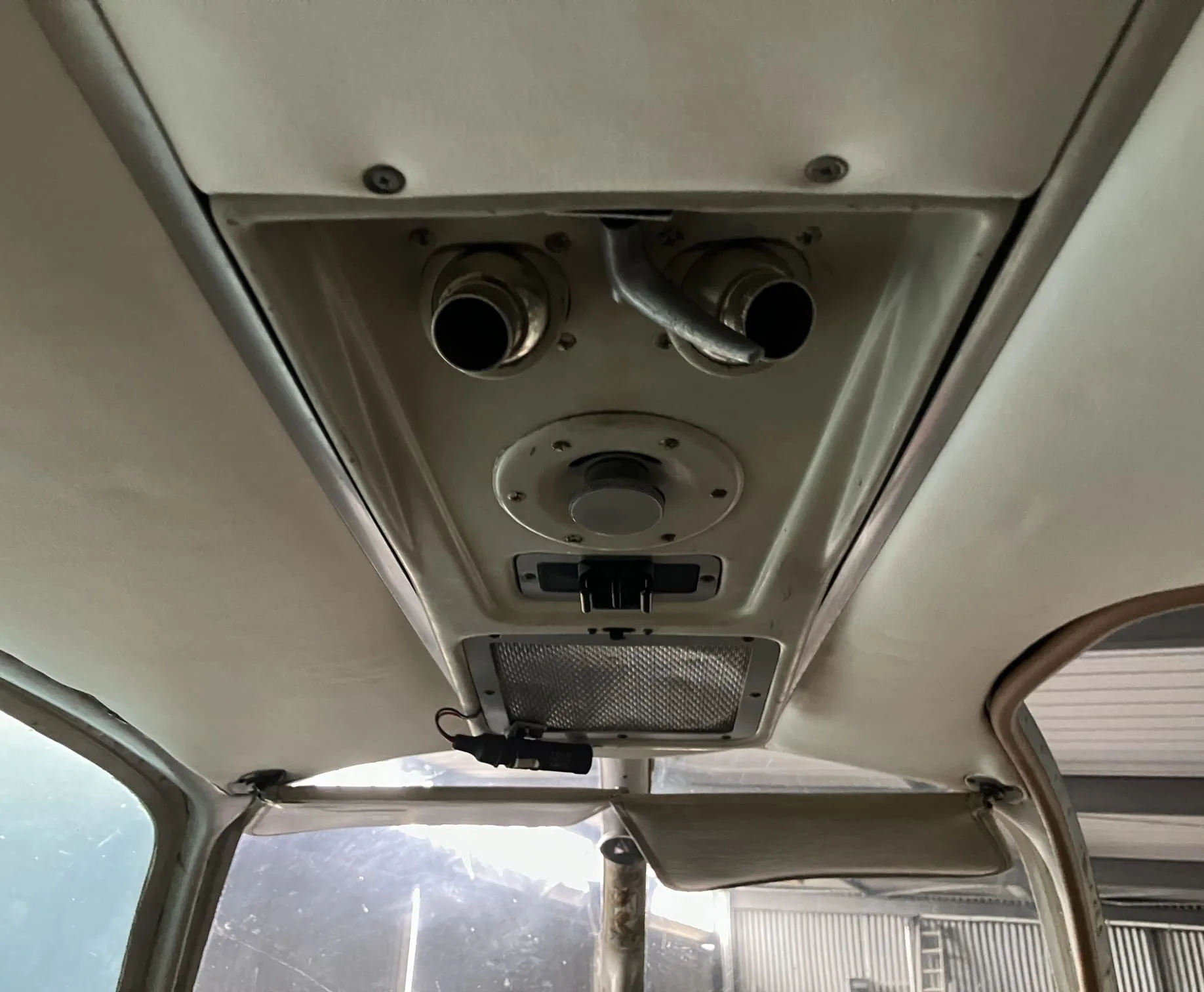 Cabin interior of a 1964 Beechcraft 95 Travel Air Model 95.