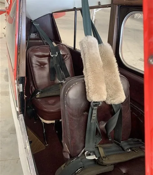 Cabin interior of a 1979 American Champion 8KCAB.
