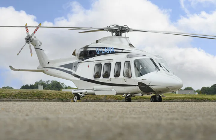 Exterior view of a 2013 Leonardo AW139.