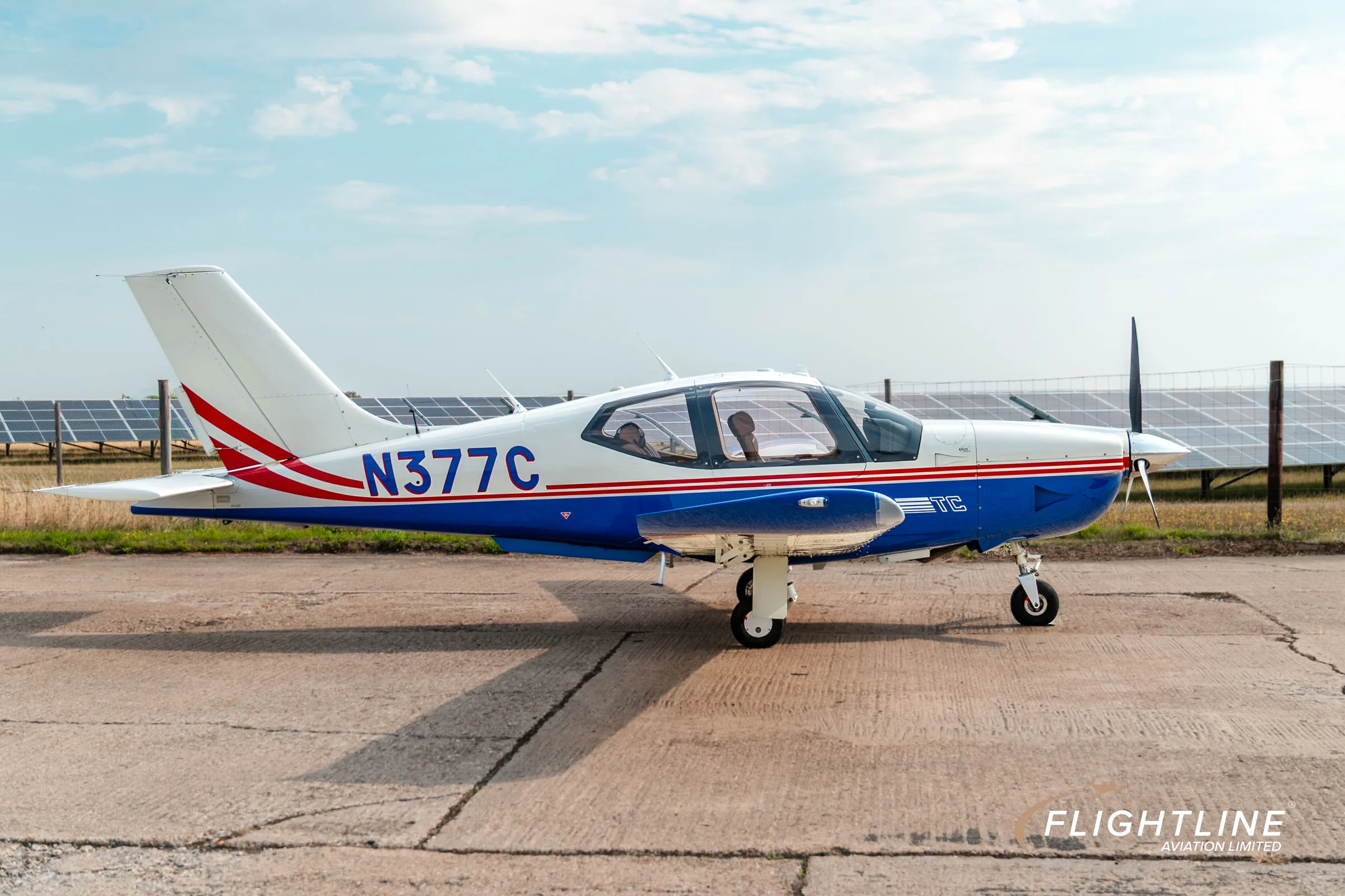 Exterior view of a 2003 Socata TB-21GT Trinidad.