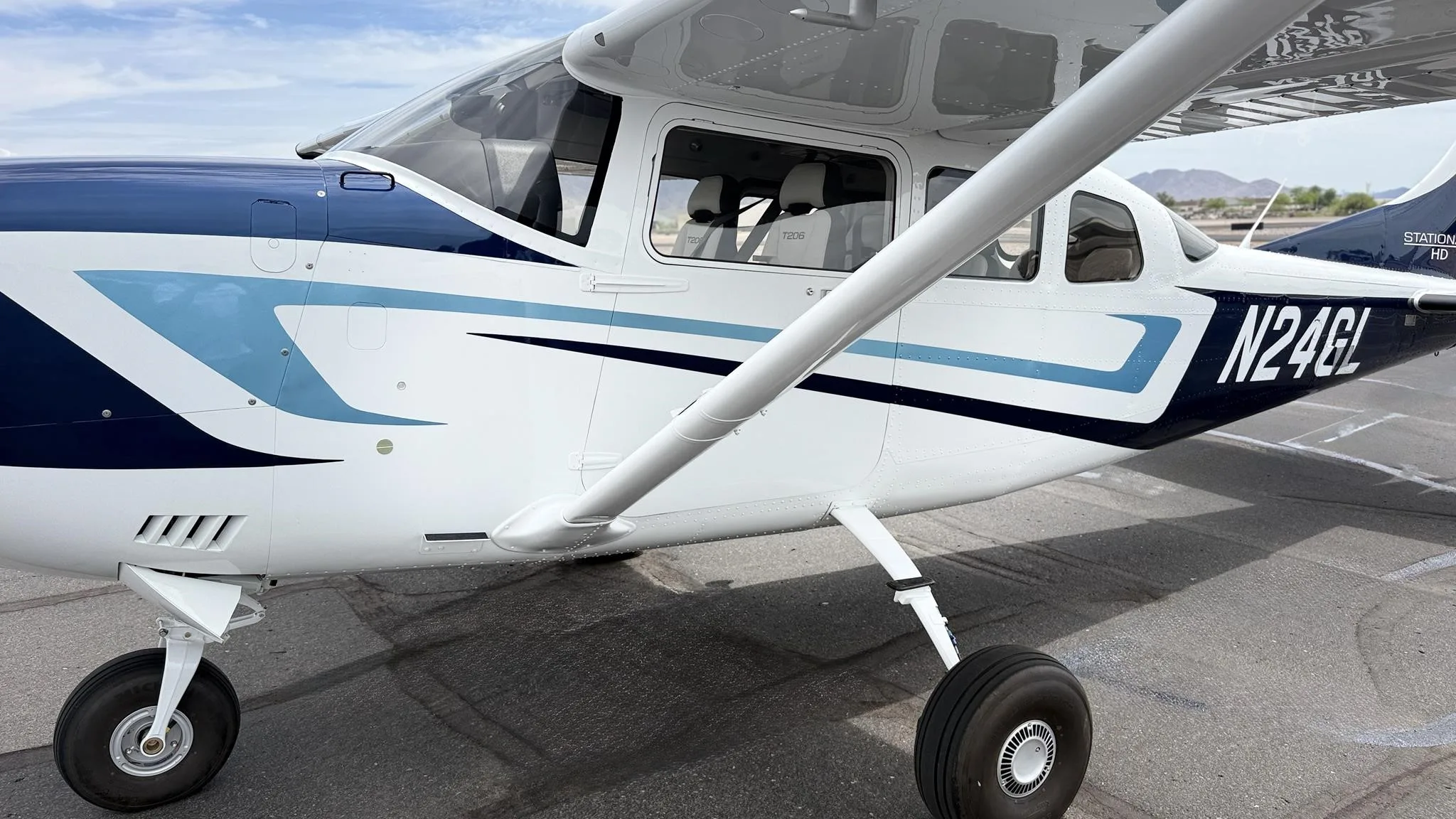 Exterior view of a 2026 CESSNA TURBO 206H STATIONAIR HD, N24GL.