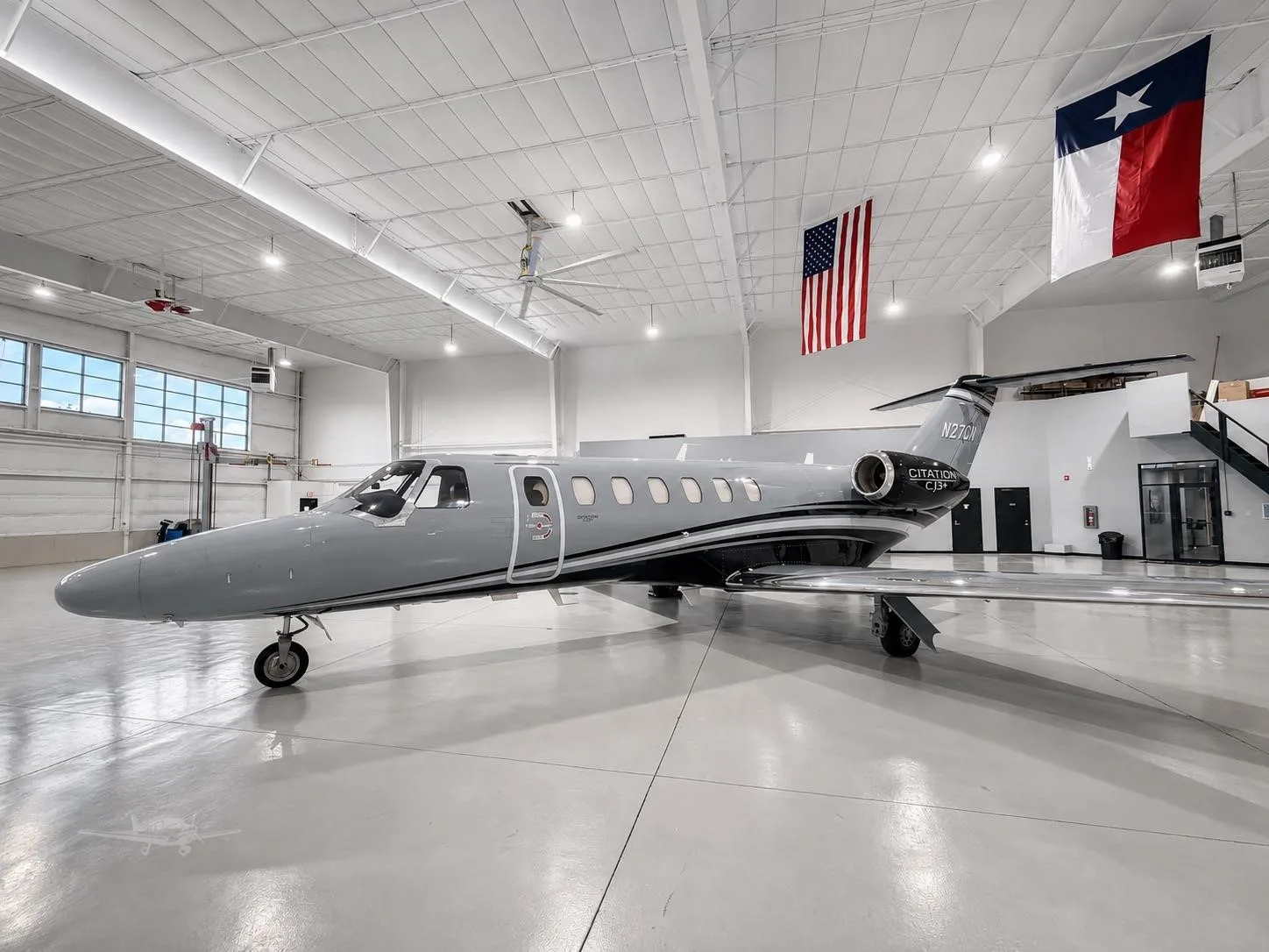 Exterior view of a 2023 CESSNA CITATION CJ3+, N27CN.