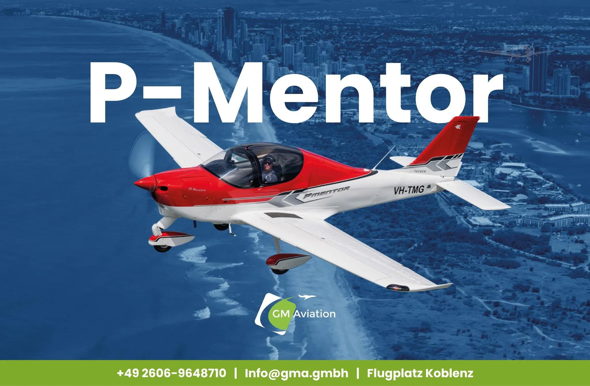Marketing image of a 2027 TECNAM P MENTOR.