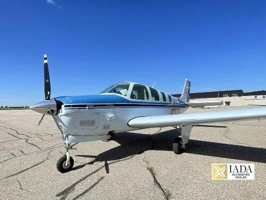 Marketing image of a 1984 Beech Bonanza B36TC.