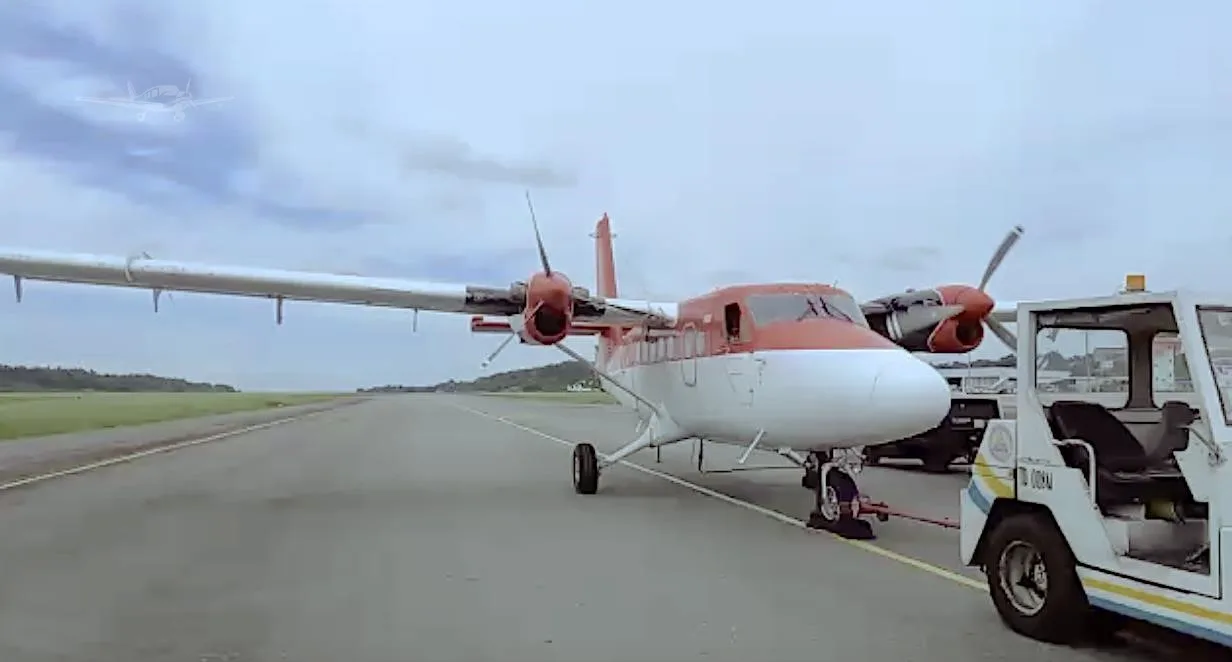 Exterior view of a 1979 DEHAVILLAND DHC-6-300, N611EM.