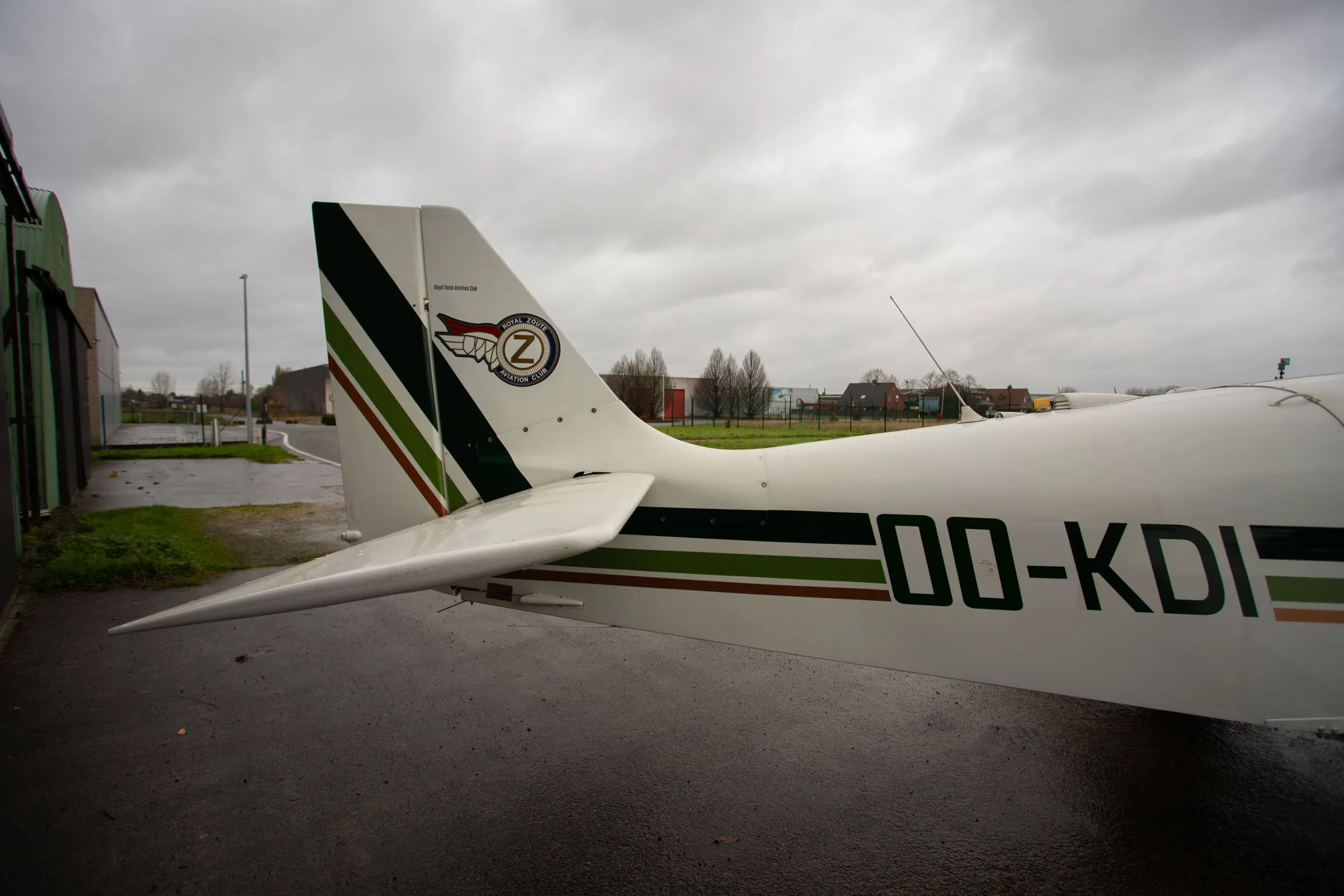 Exterior view of a 1982 Robin DR-400 120 Dauphin 2+2.