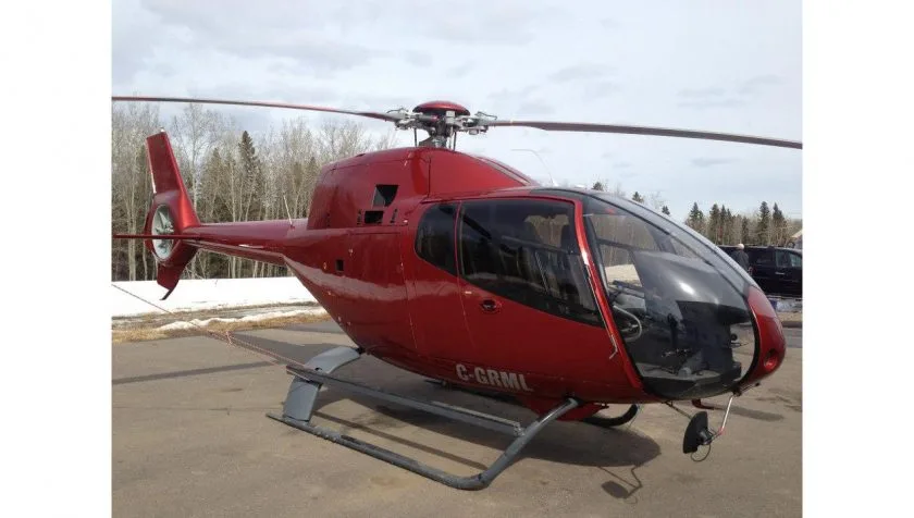 Exterior view of a 2008 Eurocopter EC120B 1534, C-GRML.