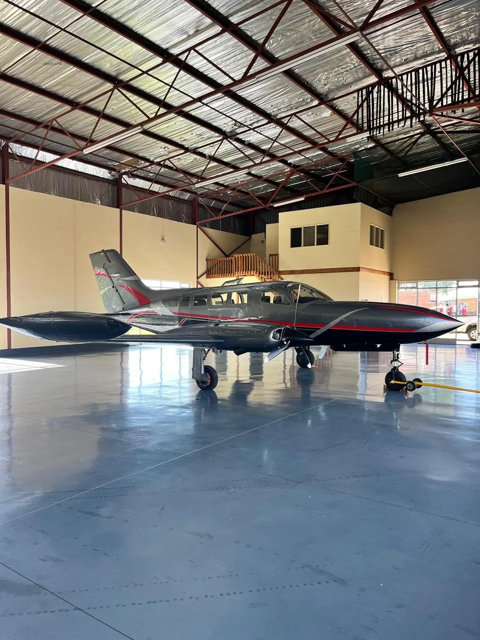 Exterior view of a 1976 CESSNA 402B.