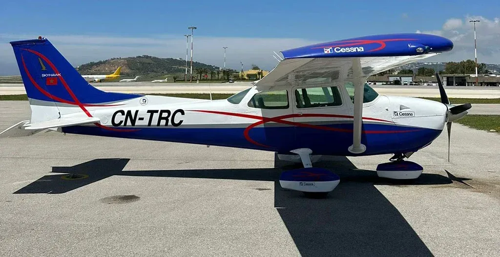Exterior view of a 1975 Cessna.