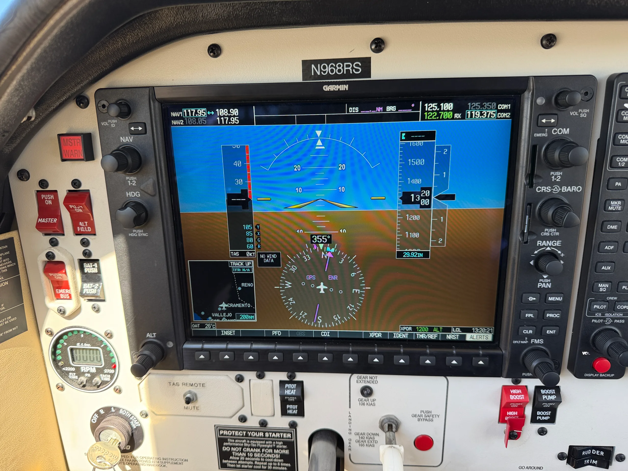 Avionics suite of a 2007 Mooney Ovation, $325,000 - (Local to Placerville).