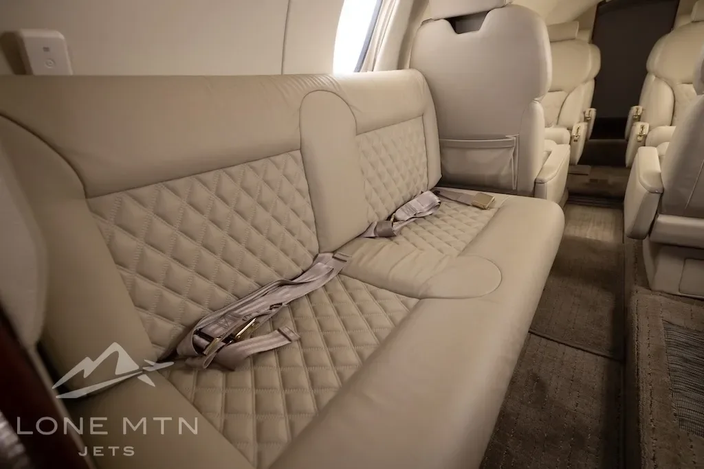 Cabin interior of a 2005 Cessna Citation.