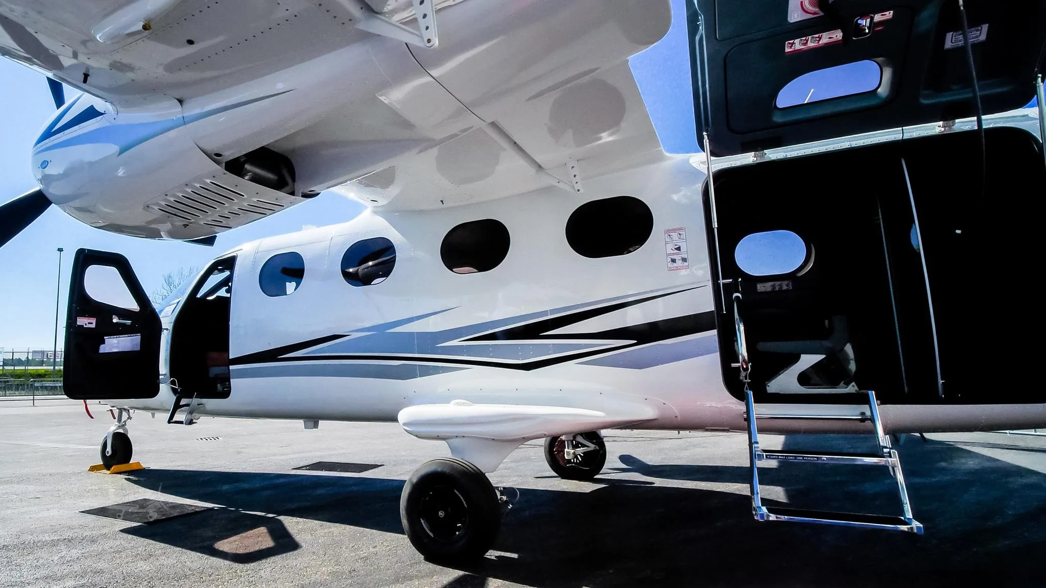 Exterior view of a 2026 TECNAM P2012 TRAVELLER.