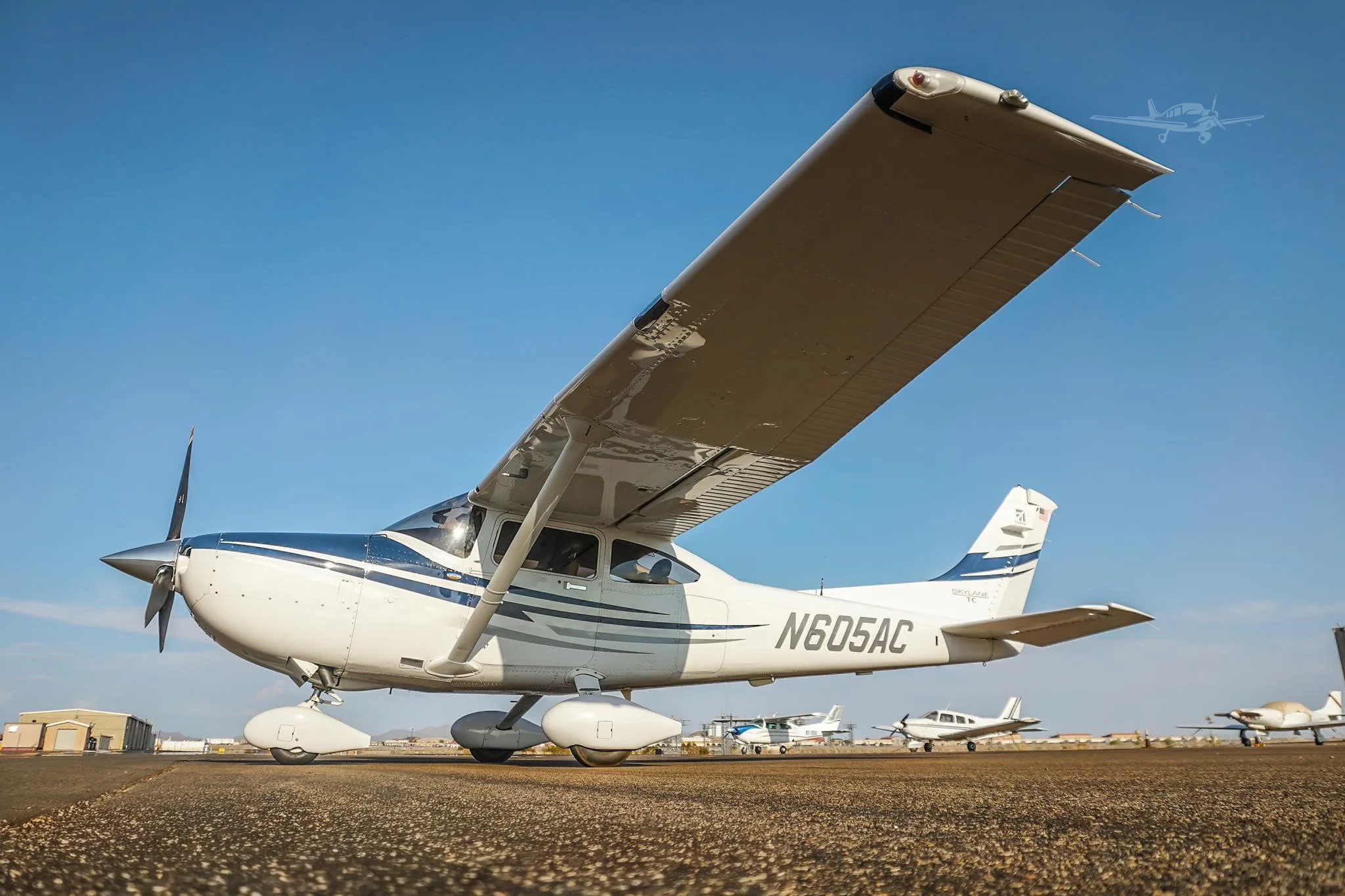 Exterior view of a 2005 CESSNA TURBO 182T SKYLANE, N605AC.