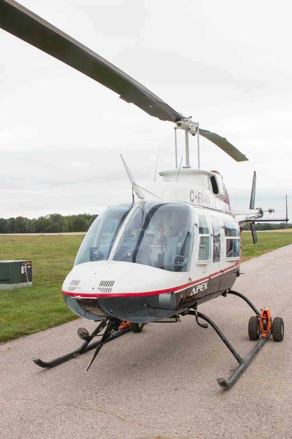 Exterior view of a 1981 Bell Longranger.