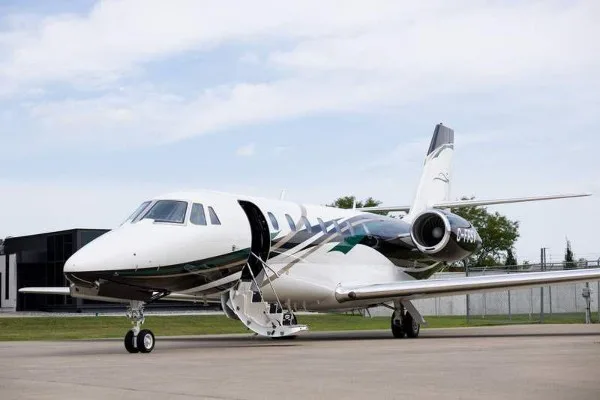 Exterior view of a 2007 Cessna Citation Sovereign, C-FPSV.