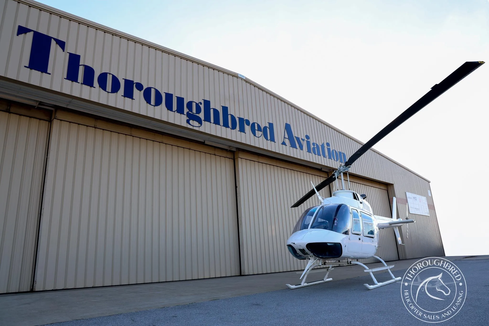 Exterior view of a 1975 BELL 206B II, N145LT.