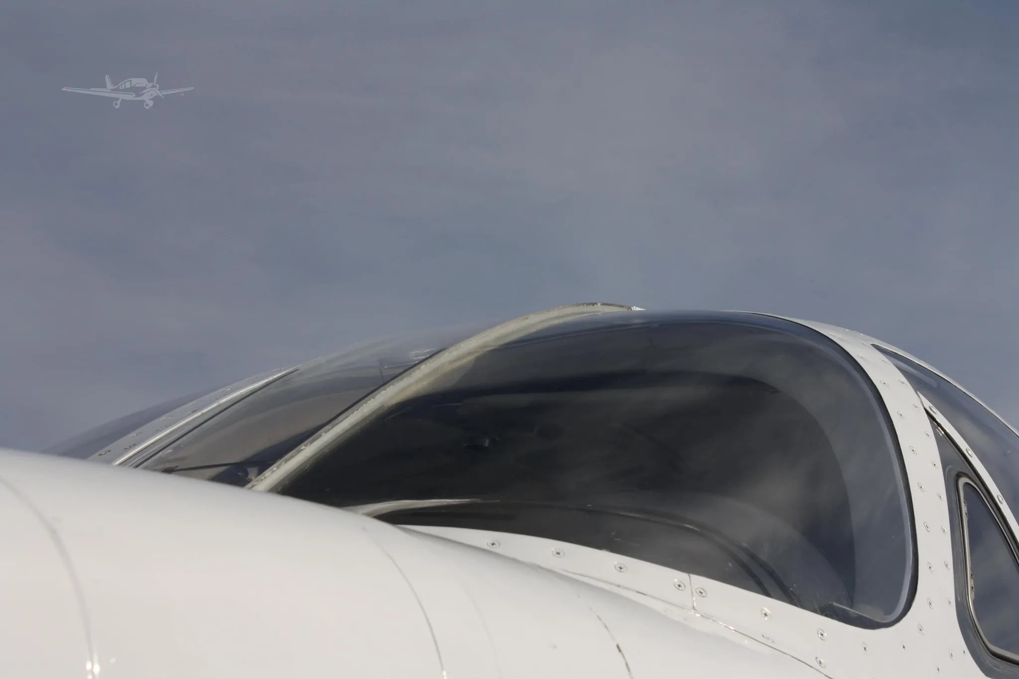 Engine detail of a 1977 CESSNA 340A.