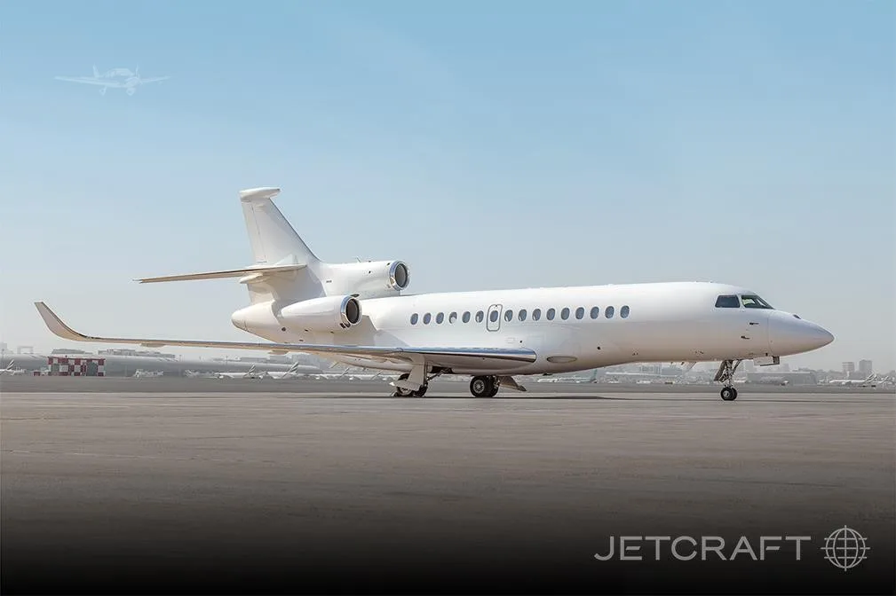 Marketing image of a 2021 DASSAULT FALCON 8X.