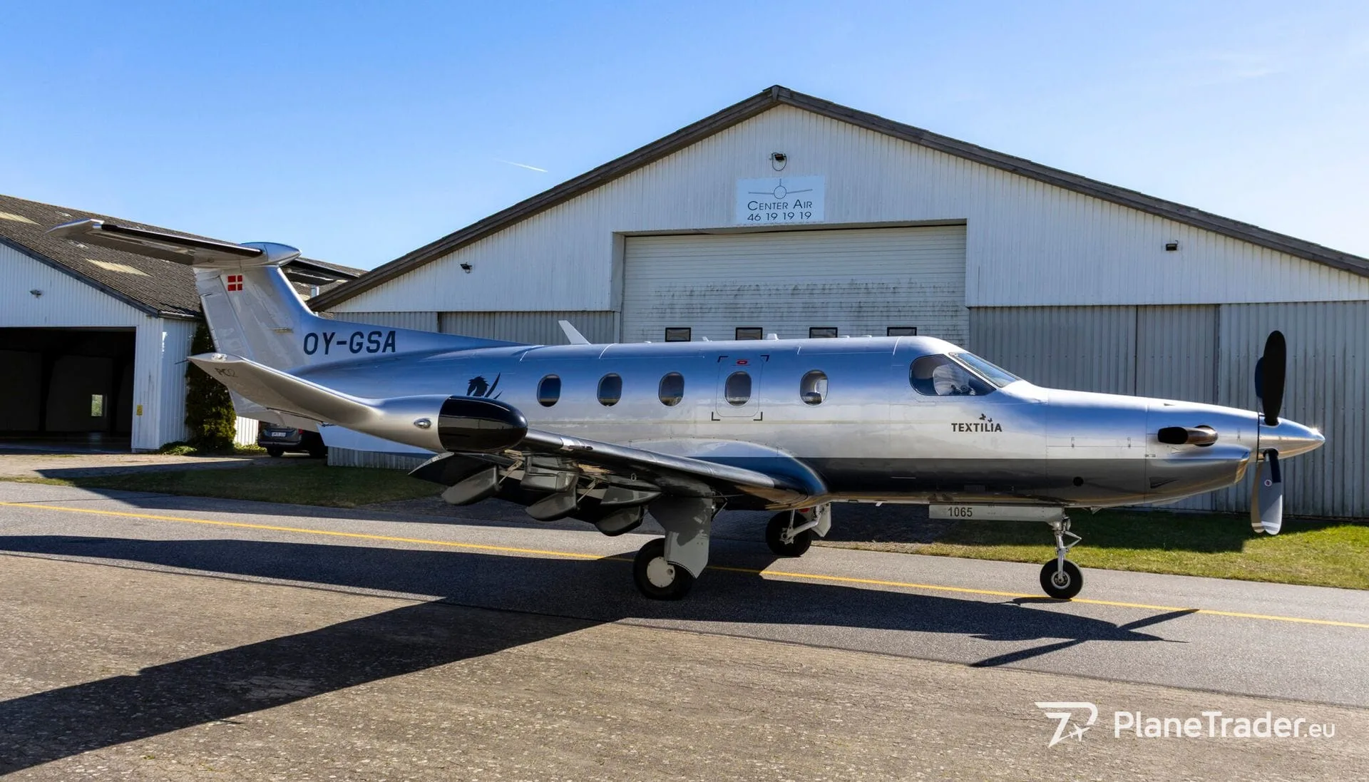 Exterior view of a 2008 Pilatus.