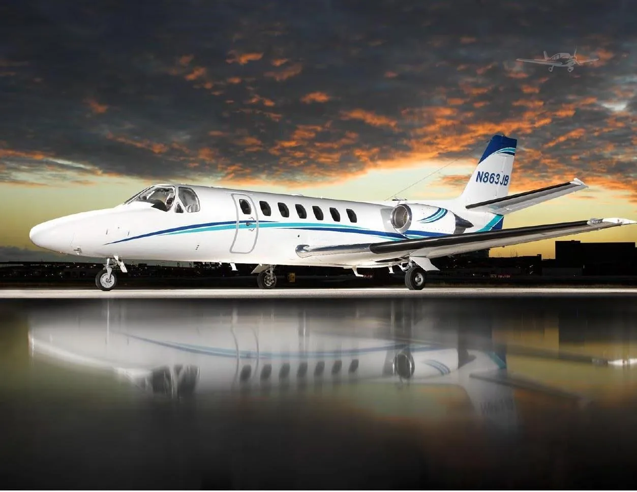 Marketing image of a 1994 CESSNA CITATION V ULTRA.