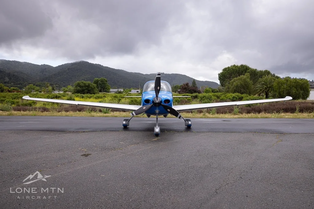 Exterior view of a 2020 Cirrus SR22T G6 GTS.