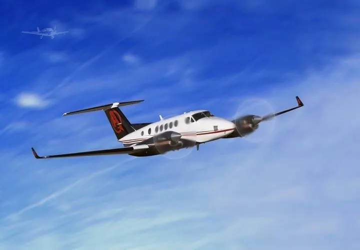 Marketing image of a 1998 BEECHCRAFT KING AIR B200.