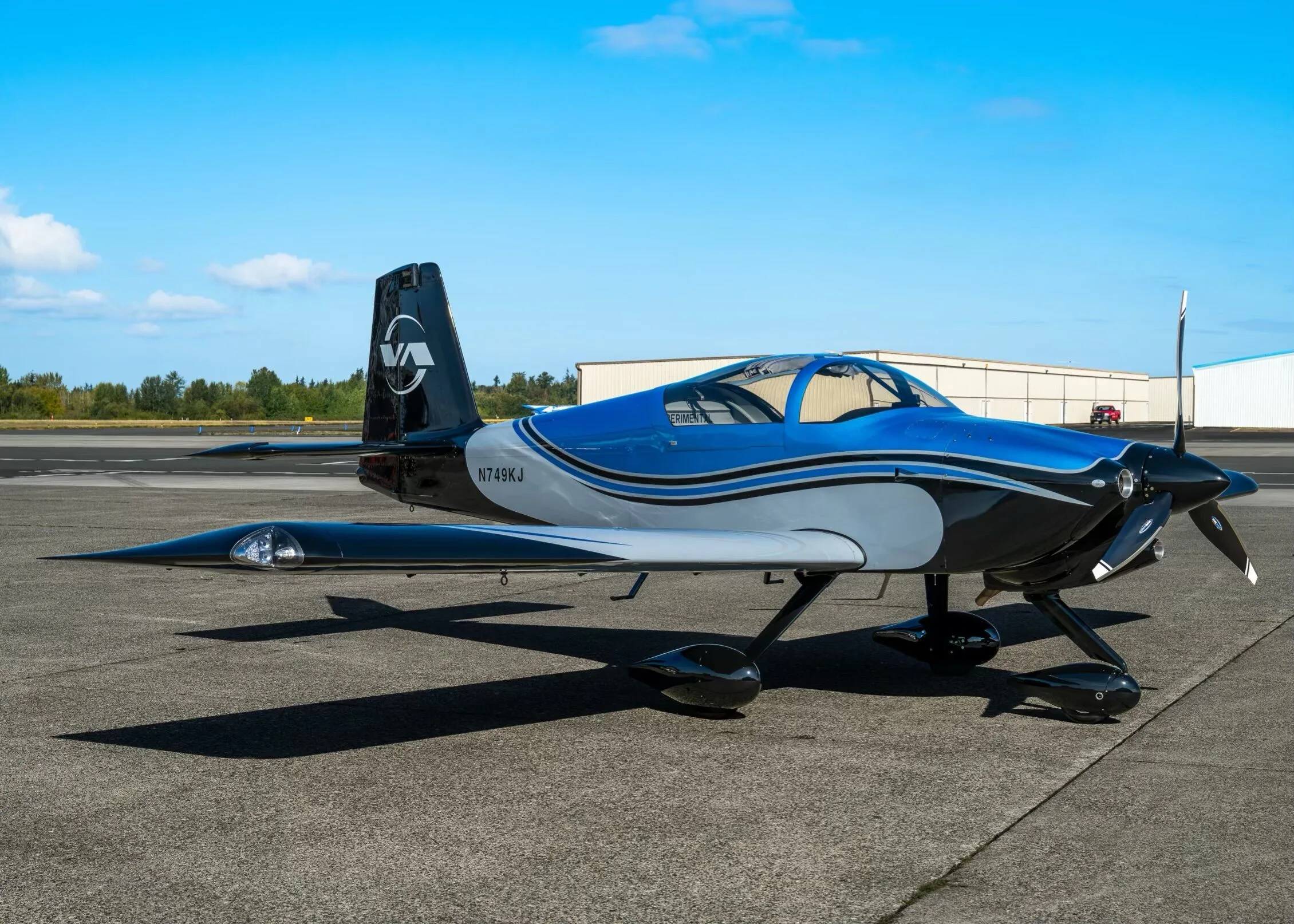 Exterior view of a Vans RV-9A - Aerista.