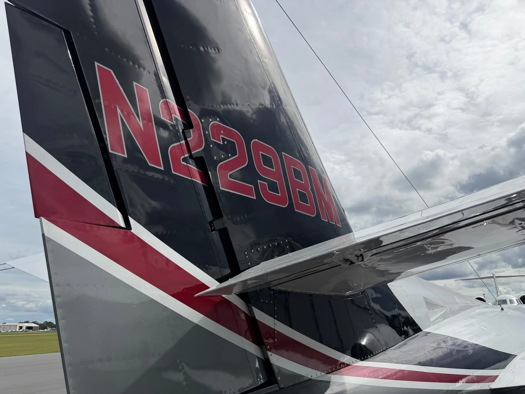 Exterior view of a 1981 CESSNA CITATION II, N229BM.