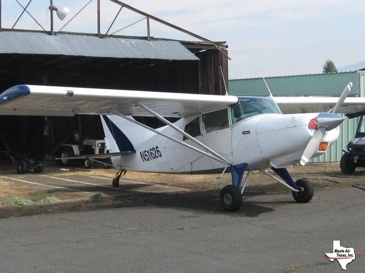 Exterior view of a 1974 Maule M-5-220C - Lunar Rocket.