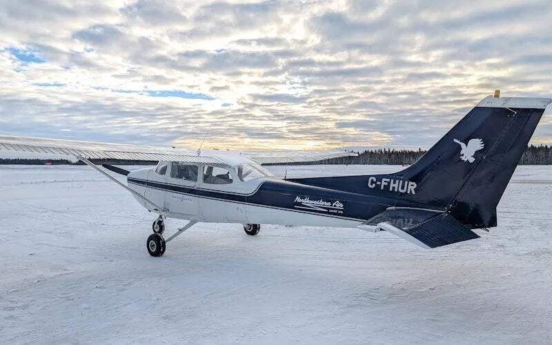 Exterior view of a 1976 Cessna 172M Skyhawk.
