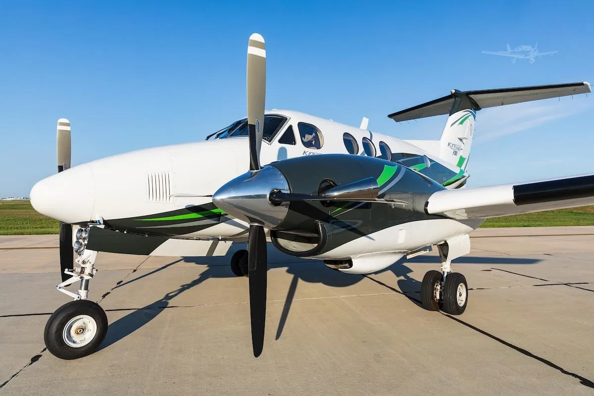 Exterior view of a 1981 BEECHCRAFT KING AIR F90.