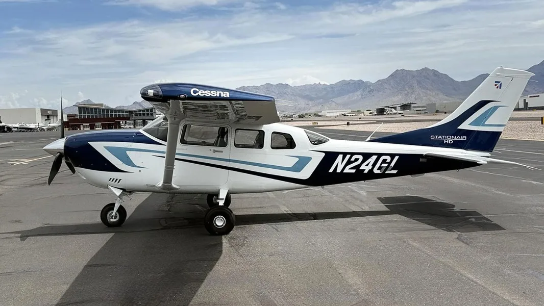 Exterior view of a 2026 Cessna T206H.