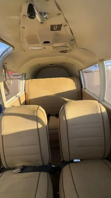 Cabin interior of a 1966 PIPER CHEROKEE 180.