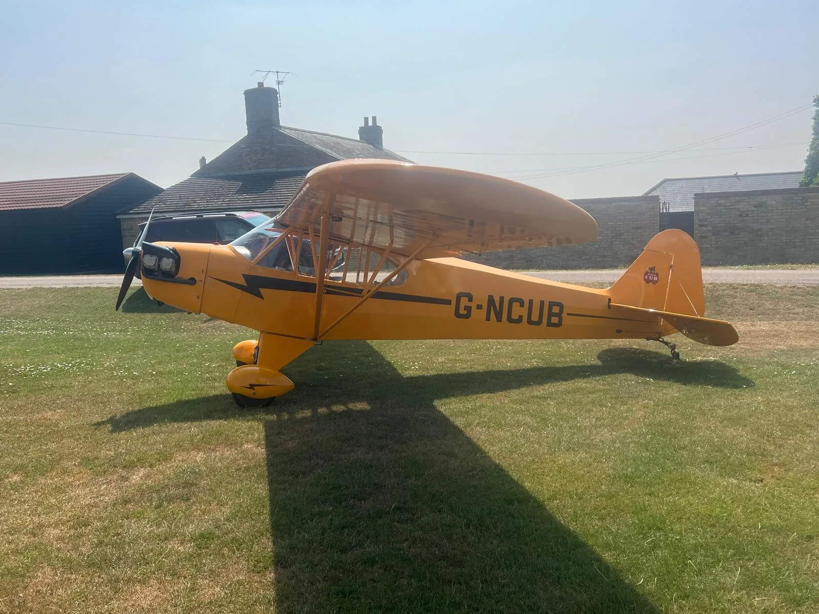 Exterior view of a 1944 Piper J3C Cub - G-NCUB - 1944 - Just Plane Trading.