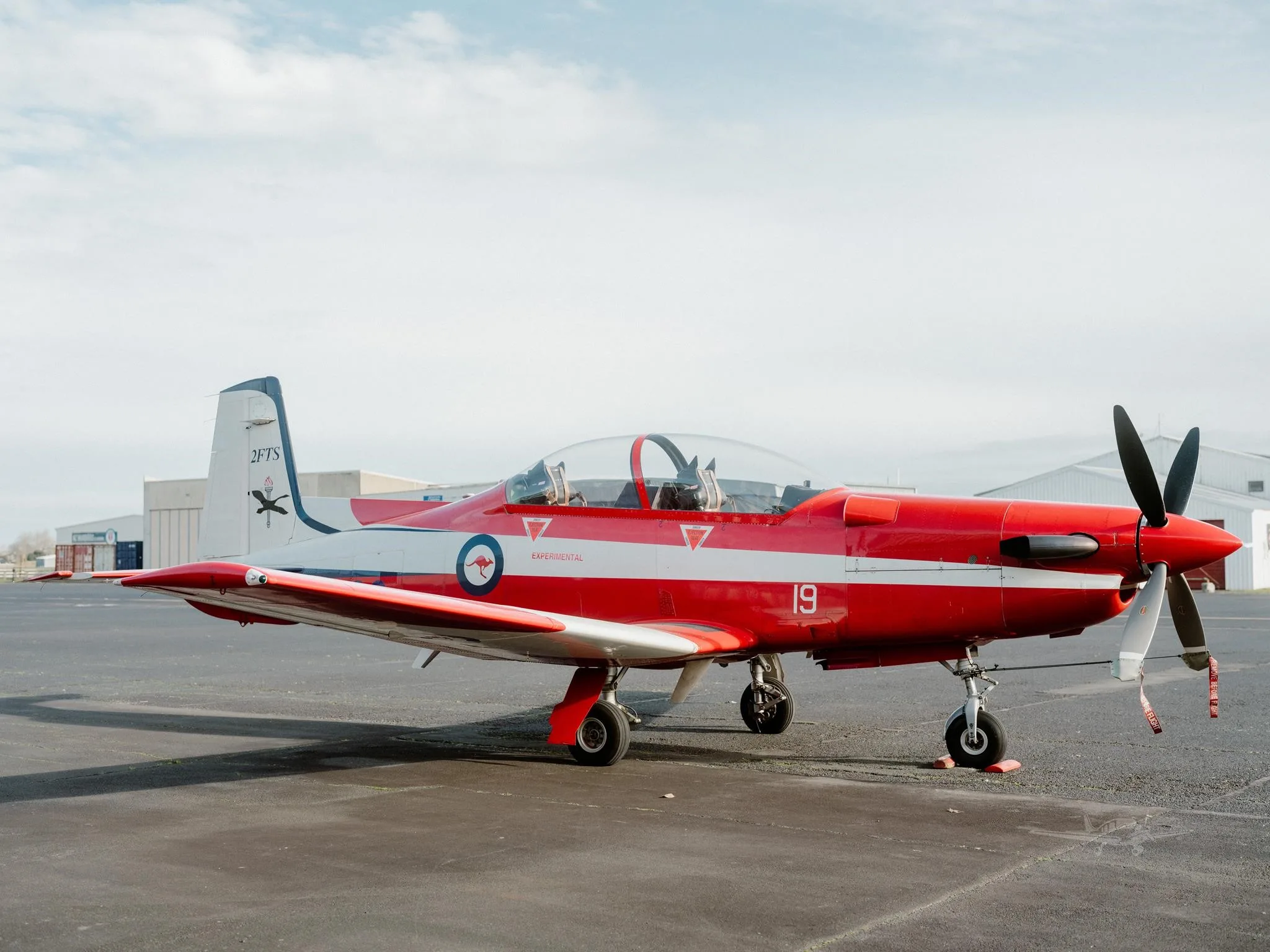 Exterior view of a 1989 PILATUS PC-9A.